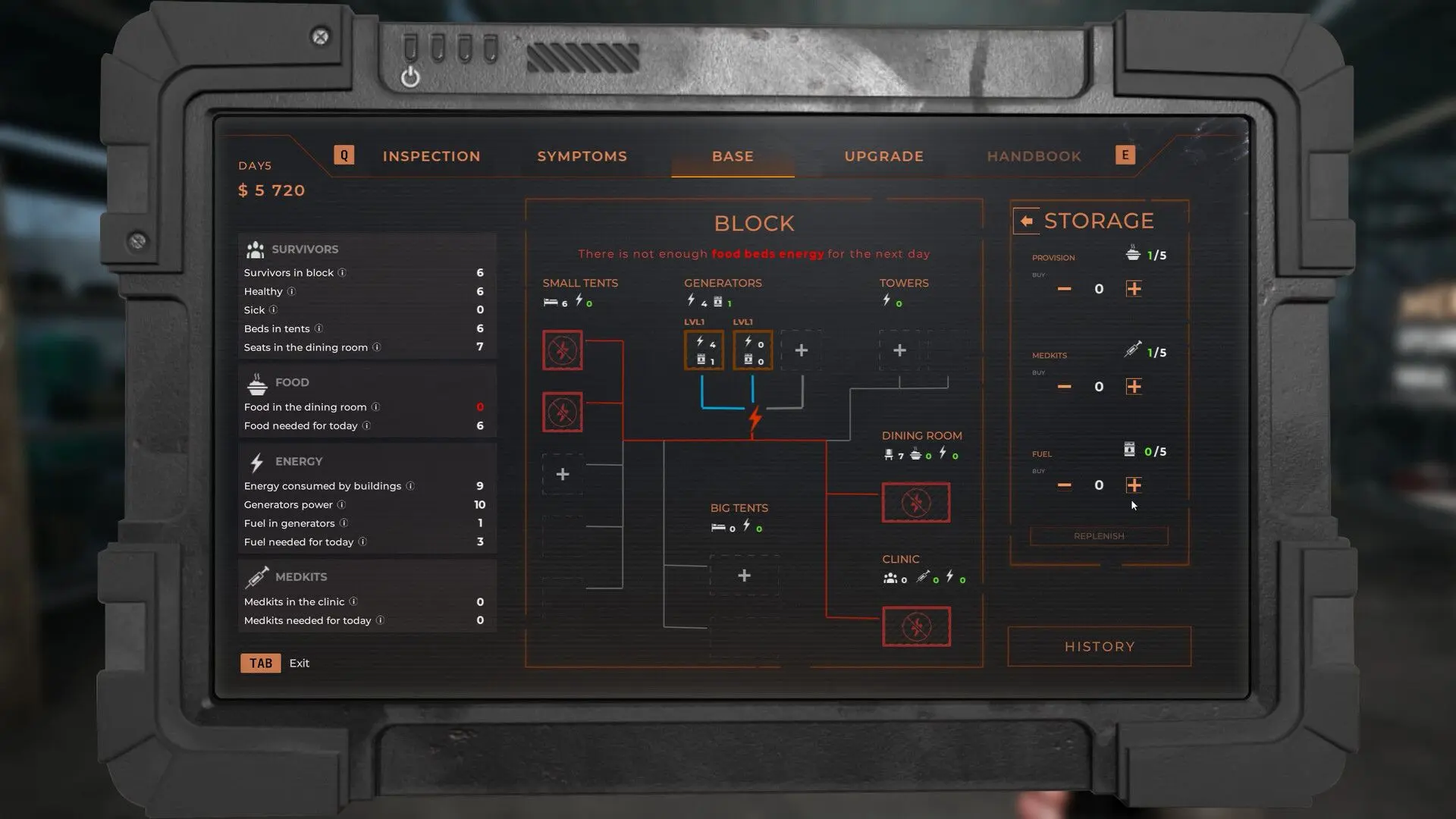 Infection symptom detection techniques