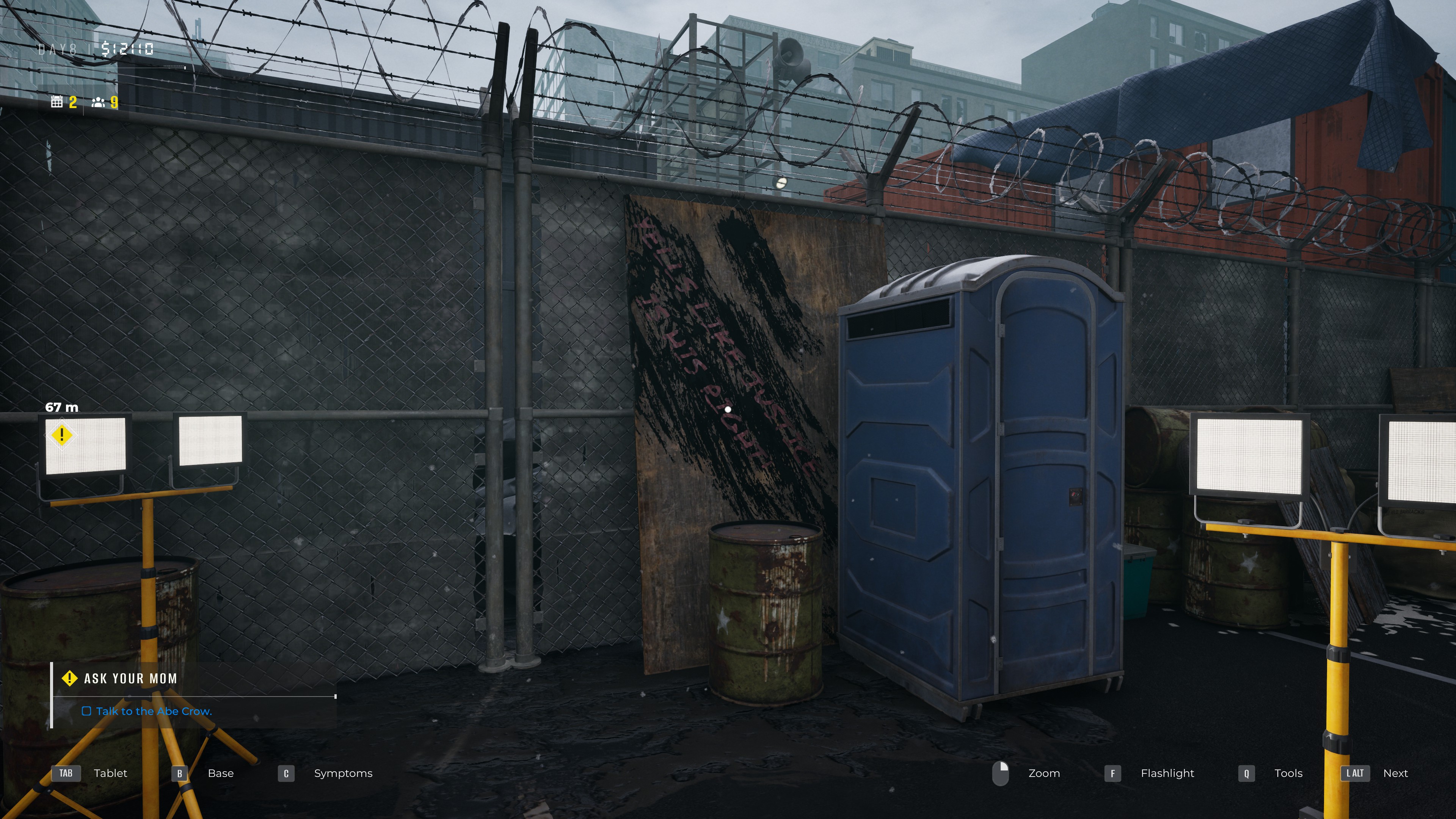 Location 4: Behind Quarters - 5