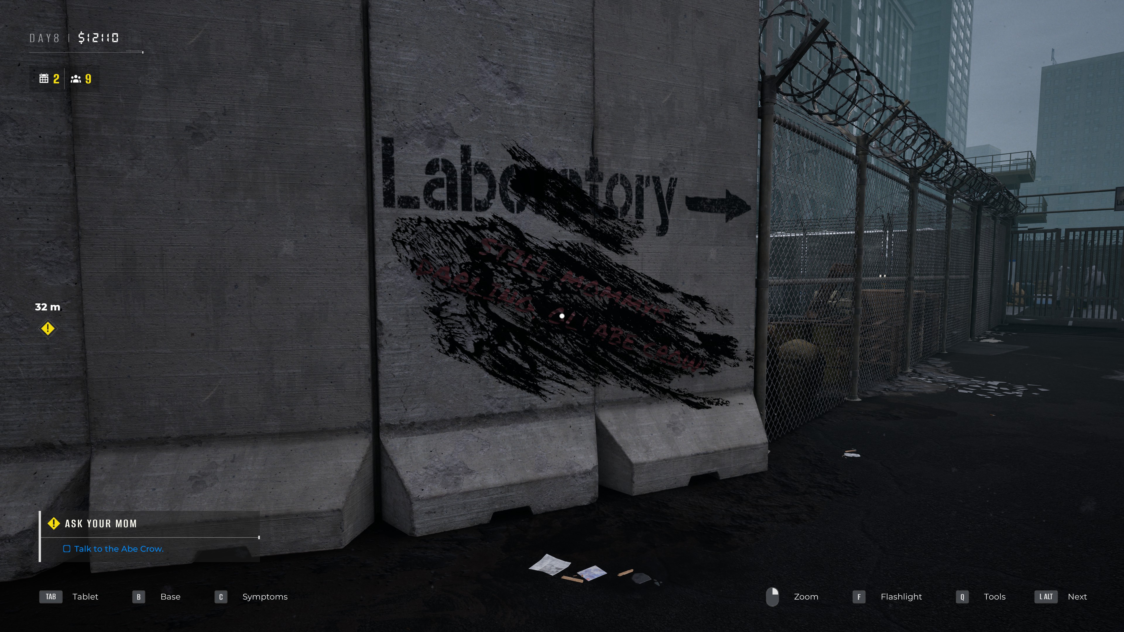 Location 6: Laboratory Sign - 1